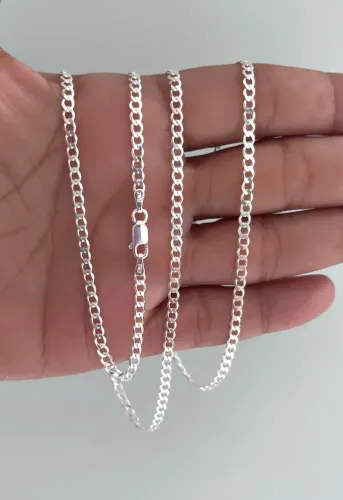 Cordão grumet de Prata legítima 925