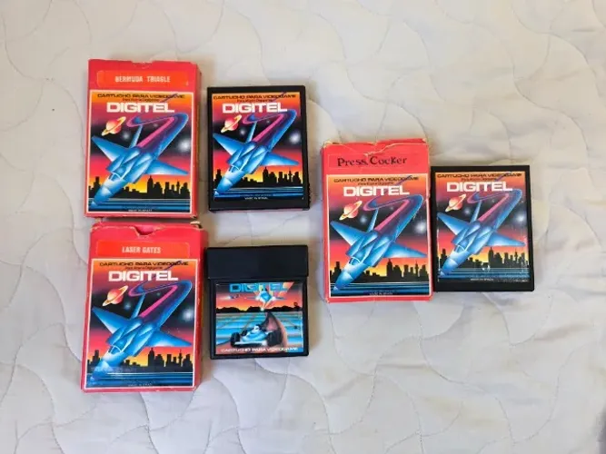 Lote Cartuchos Fitas Video Game Atari 2600 Digitel