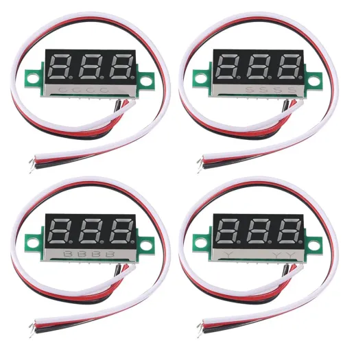 Mini Voltímetro DC 0-100V 0.28" Polegadas *Entrego Aceito Cartão