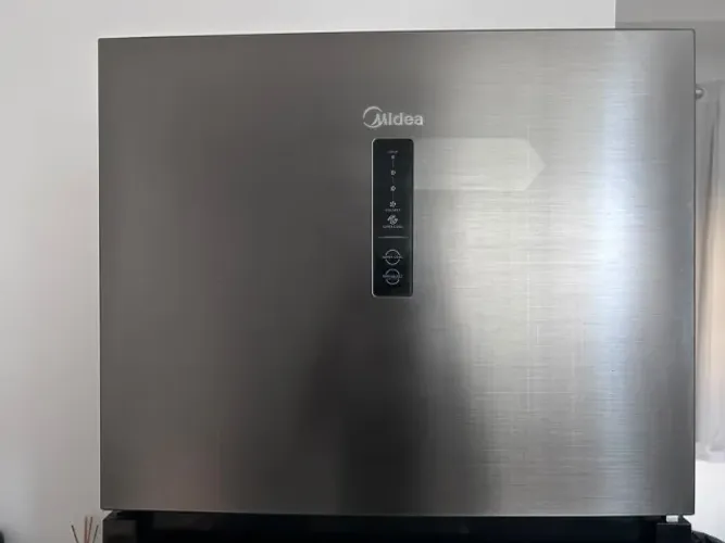 Geladeira Midea Inox Frost free 463l