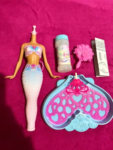 Corpo Barbie Sereia Bolhas 
