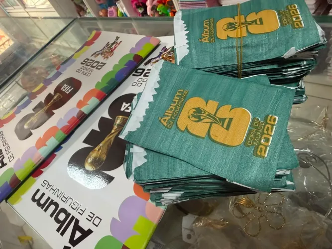 Álbum e figurinhas