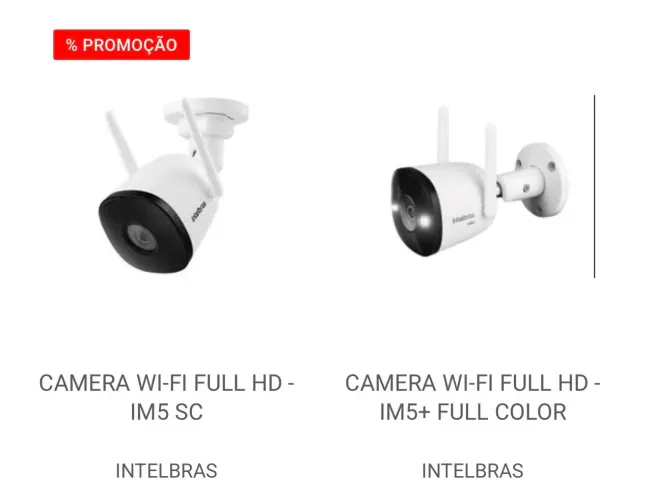 Câmera de segurança Intelbras Wi-Fi im5 2 megapixels 