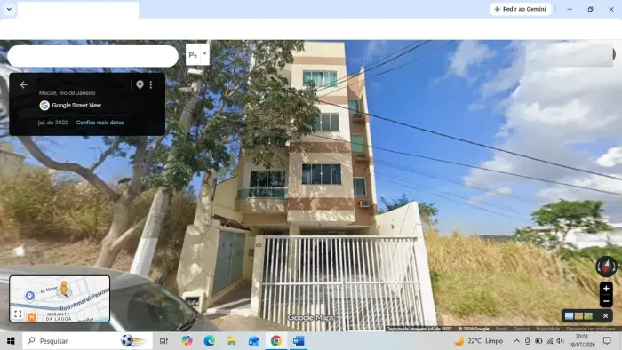 Apartamentos para locação no Jardim Guanabara em Macaé/RJ, 02 Quartos com suíte e 1 vaga.