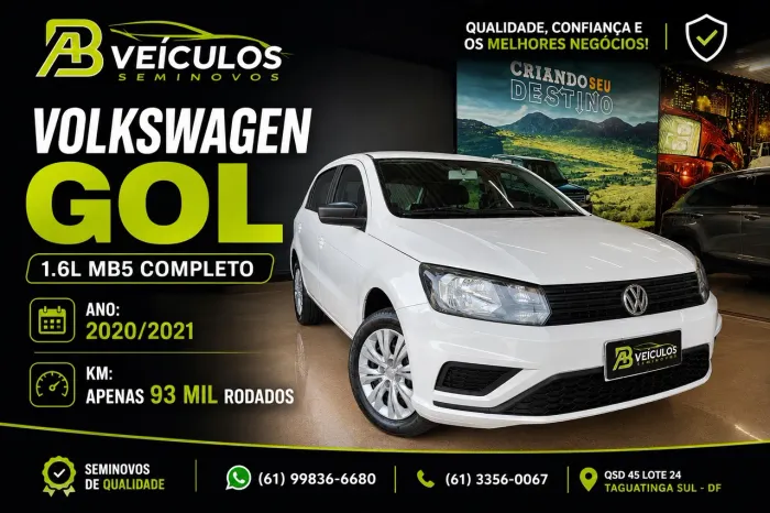 Volkswagen Gol Geração VII MSI 1.6 8V Flex Mec. 4P 2021