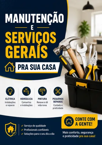 Sua casa sempre em ordem com profissional de confiança