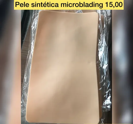 Pele sintética microblading micropigmentação