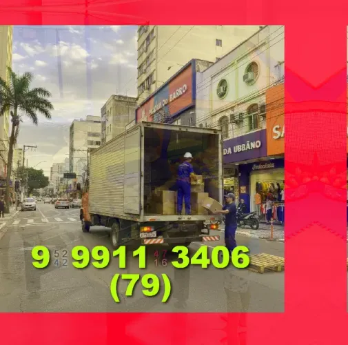 Mudança rápida e econômica! Contato: 79?9?9911?3406 - Faça sua cotação!