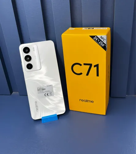 Celular Realme c71 NFC 4G 256+08 Branco 6000mAh bateria entregamos 