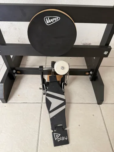 Kit de Bateria de Estudo Vamper/Vater - Completo com pedal Real Feel