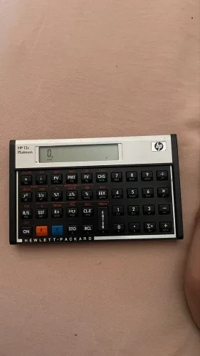 Vendo Calculadora Financeira HP 12c Platinum Original - Funcionando Perfeitamente