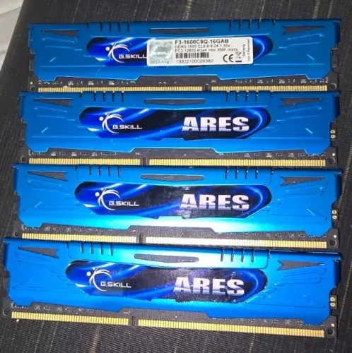 Memória Para Jogos Overclocking Ab G.skill Ares 16gb 4x 4gb Ddr3 Oc