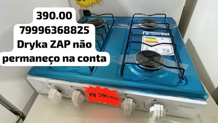fogão de mesa novo