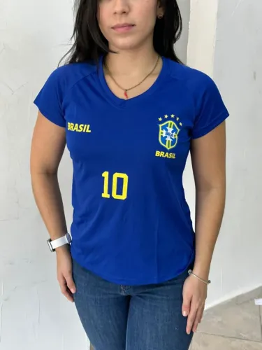 Blusa do Brasil em cacharrel feminina