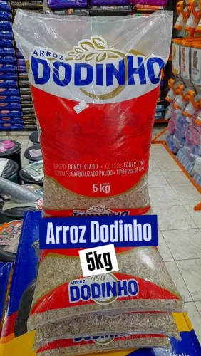 Arroz Dodinho Parboilizado Tipo 1 - Pacote 5kg