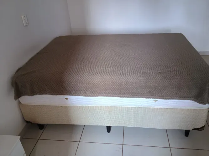 Cama box casal biflex quality pocket tencel