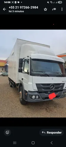 Caminhão baú 1719 mercedes impecável