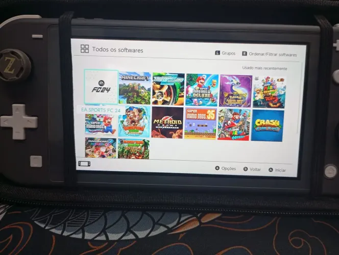 SWITCH LITE DESBL. ACEITO PS4 + VOLTA. PARCELO 18X. LOJA FÍSICA