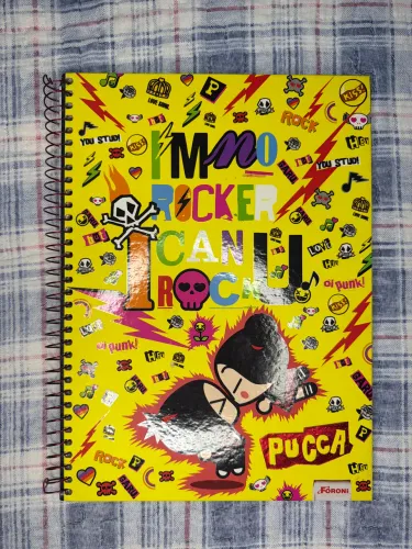 Caderno Pucca anos 2000