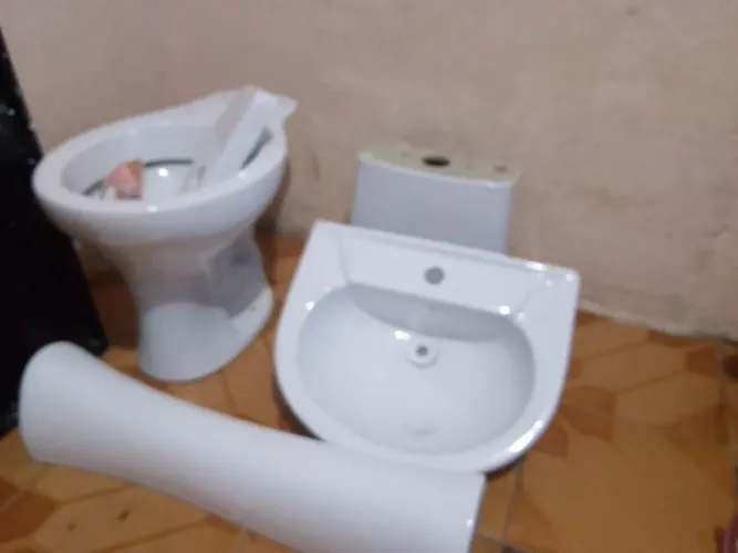 Kit banheiro completo caso mais acoplado mais pia banheiro