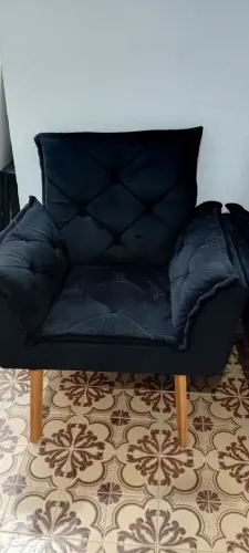 POLTRONAS PRETAS PARA ESCRITÓRIO OU SALA