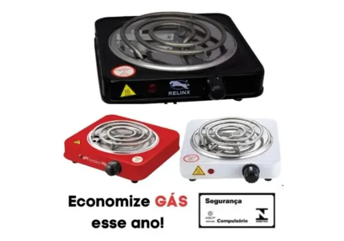 Fogão elétrico NOVO, 1 boca, cozinha tudo e não precisa de gás. Entrega GRÁTIS**