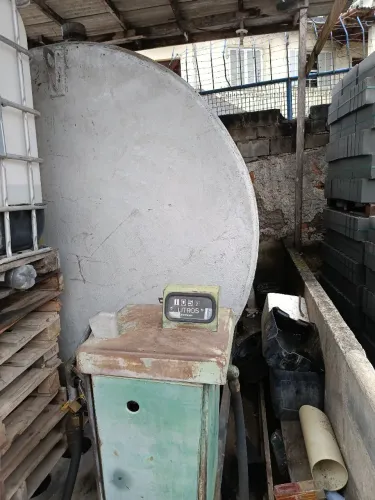 Tanque de abastecimento 5mil litros com a bomba de abastecimento 