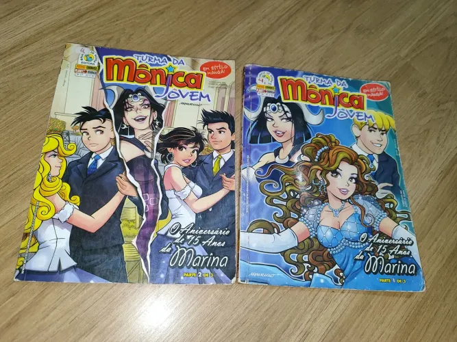 Turma da Mônica Jovem - O Aniversário de 15 anos da Marina - apenas parte 1 e 2