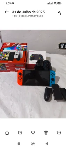Nintendo switch OLED desbloqueado