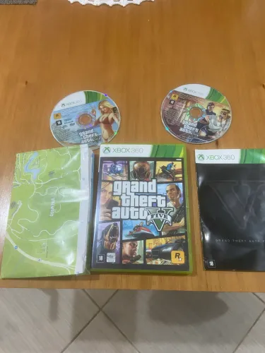 GTA V Xbox 360 original novo