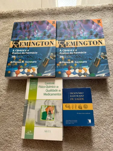 Livros do curso de farmácia 
