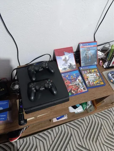Ps4 slim 500gb 1350 preço negociável 