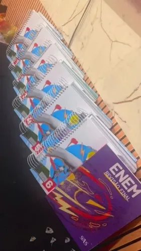 Apostilas Pré-Universitário SAS (Livros 1 a 6) com livro de Exercícios
