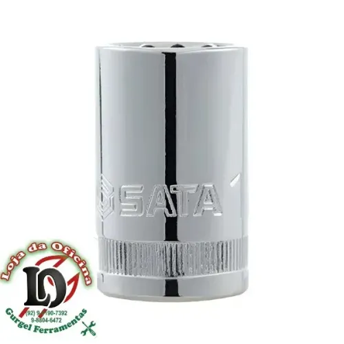 Soquete sextavado 1/2" 14mm - SATA-ST13305SC