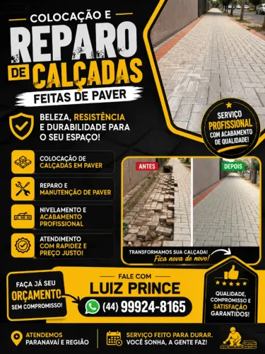 Calçadas de Pavers