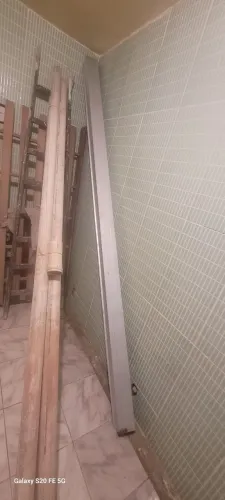 Calha galvanizada resistente 3 metros