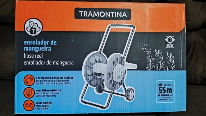 Enrolador de mangueira Tramontina