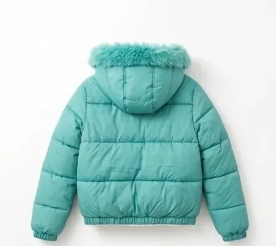 Casaco Puffer Teddy Dupla Face (Tamanho GG)