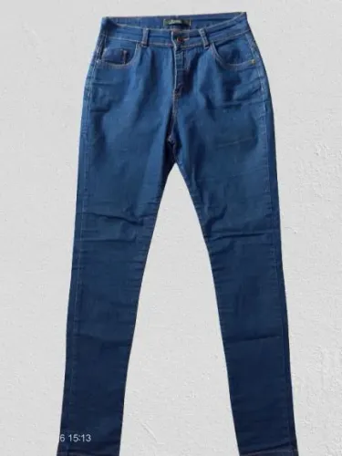 Calça Aquamar Zamany Jeans Azul Escuro Feminina n° 40