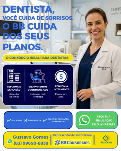Cadeira odontológica sem juros 