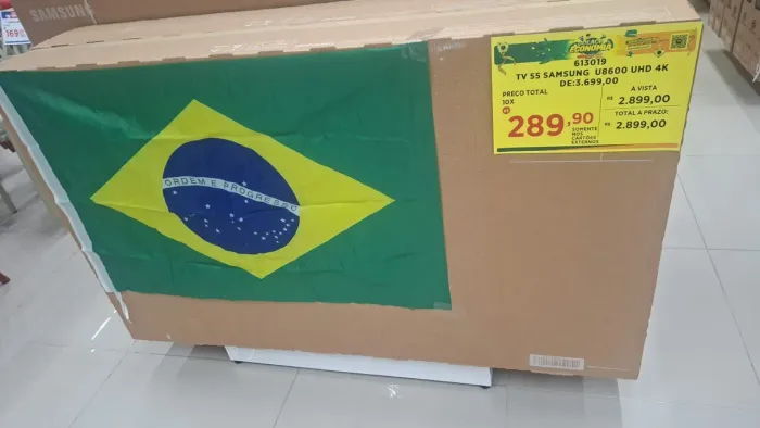 Tv 55 polegadas zerada na caixa