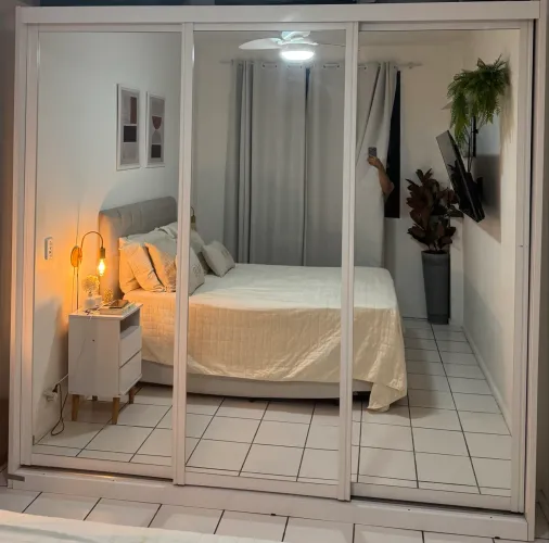 Guarda-roupa/ Armário Eco 10 Crystal Mdf 3 Port 6 Gav Bom Pastor
