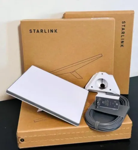 Antena via satélite Starlink Mini