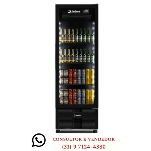 Cervejeira Porta de Vidro com LED 560L Imbera