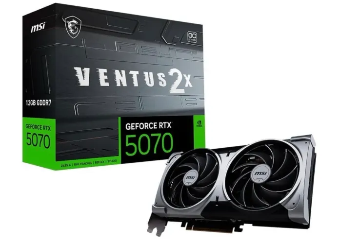 Placa De Vídeo Rtx 5070 Ventus 2x Oc 12gb 192bits