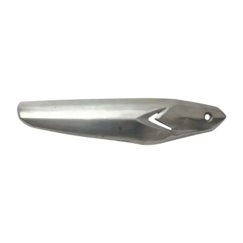 Protetor Escapamento Honda Titan Fan Cg150 2016 A 2024 Prata