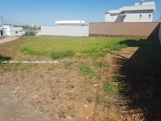 Terreno em Condomínio para Venda em Presidente Prudente, CONDOMÍNIO RESIDENCIAL PORTO SEGU