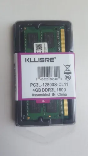 Memória Ram Ddr3 1600 4gb Kllisre para Notebook Novo Promoção