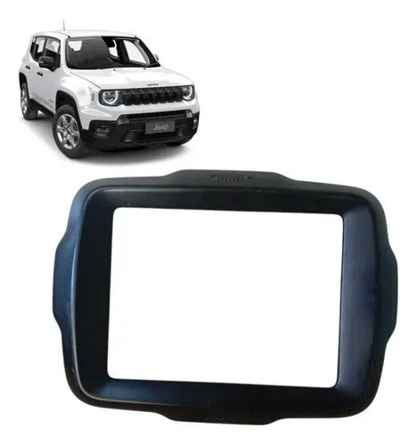 Moldura Multimidia Jeep Renegade 2022 A 2025 Preto