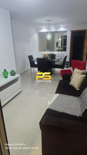 APARTAMENTO ALTO PADRÃO PARA LOCAÇÃO NO BAIRRO DO BRISAMAR EM JOÃO PESSOA / PB REF: 454